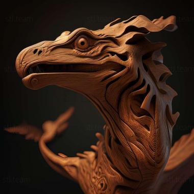 3D модель Друсилазаура (STL)